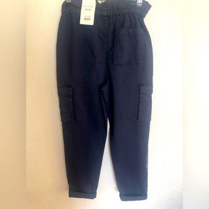 Kids cargo pants Navy Blue size 7/8.